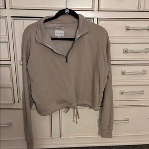 American Eagle Outfitters Taupe Sweatshirt